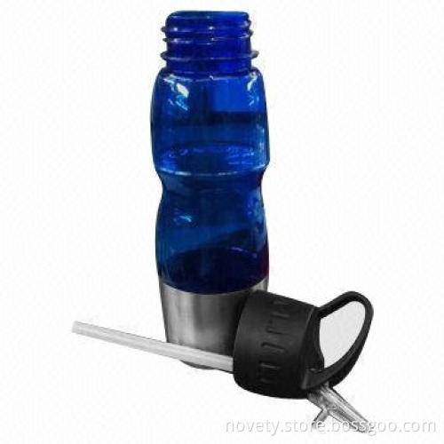 Water Bottles, Made of AS body,PP cover,stainless steel bottom;650ml